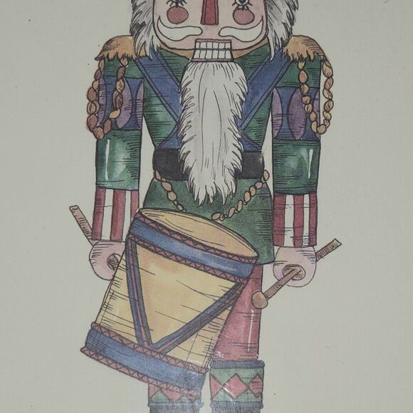 The Bombay Company Y2K Framed Drumming Nutcracker Print A. Parker 16.5"X10.5"X1" - Picture 4 of 10